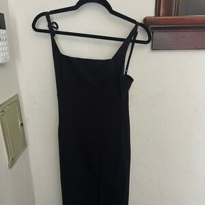 Hello Molly Strapless Black Dress